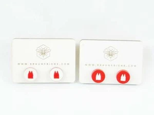 Wood Studs Birch Veneered Hdf Wood Cologne Cathedral Köln Red White Souvenier - Picture 1 of 3