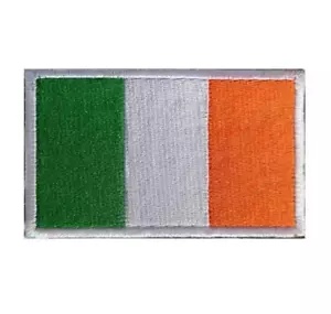 Irish Official VELCRO® Flag Patch Embroidered 3D Badge 8x5cm Ireland - Picture 1 of 2