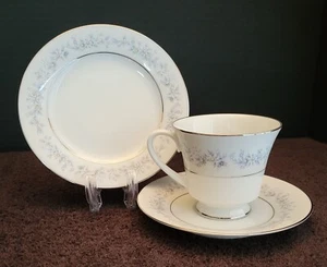 "Marywood" 2181 3pc Sets (Cup, Saucer & Bread Plate) by Noritake Fine China - Picture 1 of 14