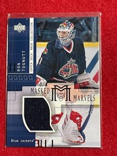Ron Tugnutt - 2001-02 Upper Deck Mask Collection Masked Marvels Jersey Columbus