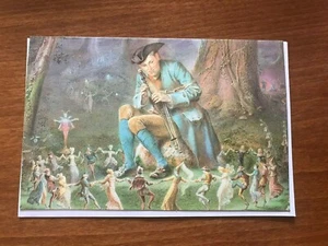 Dance of the Little People Fairy Blank Greeting Card - Pagan/Wicca - Picture 1 of 1