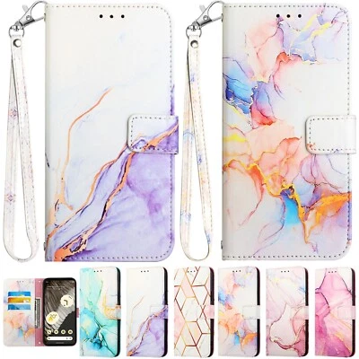 Patterned Wallet Card Case For Samsung Galaxy A56 A55 A54 A53 A52 A51 Flip Case - Image 1 of 4