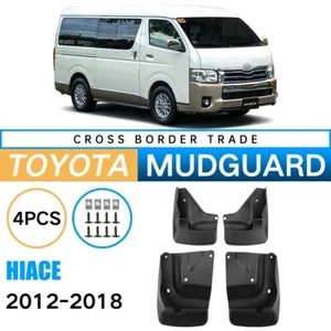 For Toyota Haice 2012-2018 ABS Plastic Fender car tire mud shield 4PCS - Picture 1 of 7