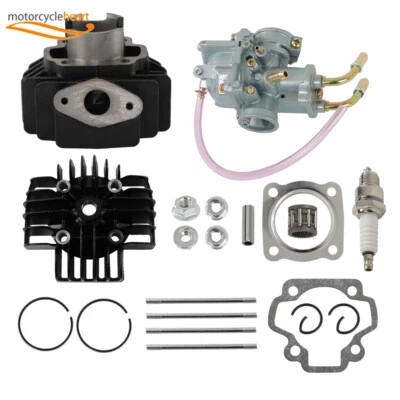 Kit de furo carburador cilindro pistão extremidade superior 1981-2009 para Yamaha PW 50 PW50 - Imagem 1 de 4