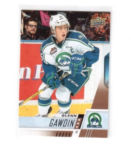 2017-18 Upper Deck CHL Base Card Glenn Gawdin Swift Current Broncos  WHL (23