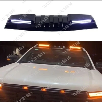 ABS Black Roof Top Light Bars Lamp with LED DRL Fits For Ford Ranger 2023-2025 — 第 1/4 张图片