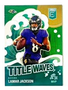 Tarjeta insertada Donruss Elite LaMar Jackson 2024 lámina título ondas #1 Ravens Star! - Imagen 1 de 3