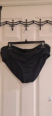 Jaclyn Smith Bikini Bottoms, Women’s Plus Size 18, Black, NWOT - Image 1 of 4