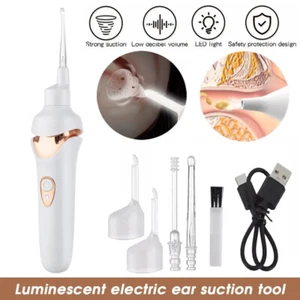 Electric Ear Pick Ear Wax Painless Tool Cleaning Cleaner Device Removal Vacuum - Picture 1 of 21