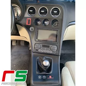 Alfa Romeo 159 adesivi Decal cover consolle e cornice cambio carbonlook full - Zdjęcie 1 z 2