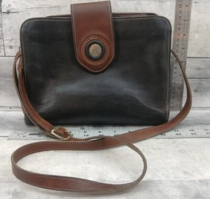 Aigner Purse American Original Leather Shoulder Bag Vintage Purse 3184 - Picture 1 of 12