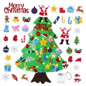 Felt Christmas Tree for Kids - 3.6 FT Felt Christmas Tree with 35 Pcs Large - Picture 1 of 8