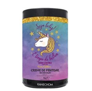 Unicorn Glitter Combing Cream Leave-In Hair Definition Finisher 1Kg - Kanechom