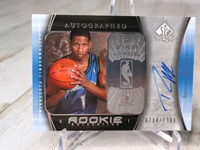 2005-06 UD SP Authentic Rashad McCants Rookie Auto SN/1299 RC Timberwolves - Image 1 of 2