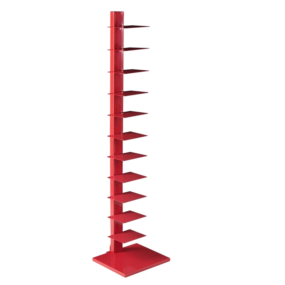 Stewartby Spine Tower Shelf - Valiant Poppy, Red - Image 1 of 4