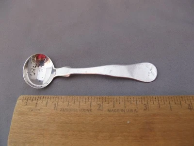 Antigua moneda canadiense plata MASTER SAL SPOON-KERR & THORNE-St. Johns New Brunswick Foto 1 de 4