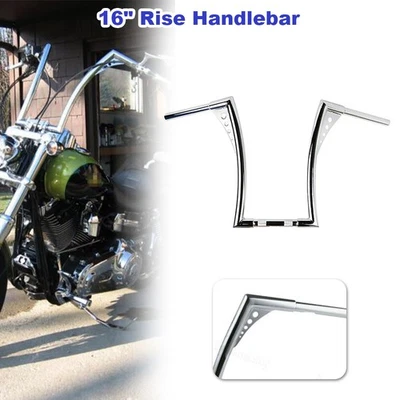 Guidão cabides 16" Rise Ape para Kawasaki Vulcan 750 800 900 - Imagem 1 de 4