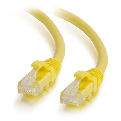 Legrand C2G Cat6 Ethernet Cable 35ft Yellow RJ45 Snagless Patch Cable - Image 1 of 4