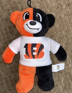 Cincinnati Bengals Teddybär Plüsch 9 Zoll NFL Football Good Stuff Football weich - Bild 1 von 5