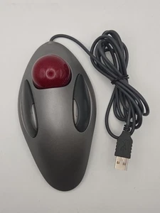 Logitech USB Optical Trackman Marble Mouse Trackball Ergonomic T-BC21 Tested - Picture 1 of 8