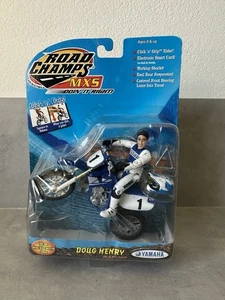 2001 Road Champs Doug Henry #1 Dirt Bike Toy Yamaha Motocross Figure New Rare - Picture 1 of 24