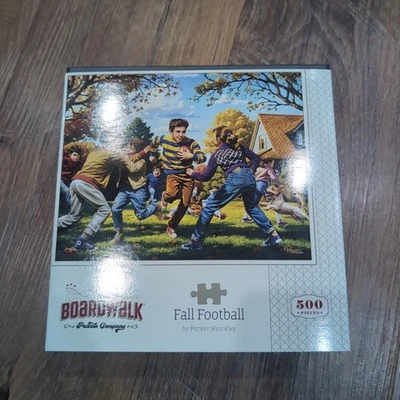 Autunno Calcio 500 Pezzi Puzzle Boardwalk Nuovo - Immagine 1 di 2