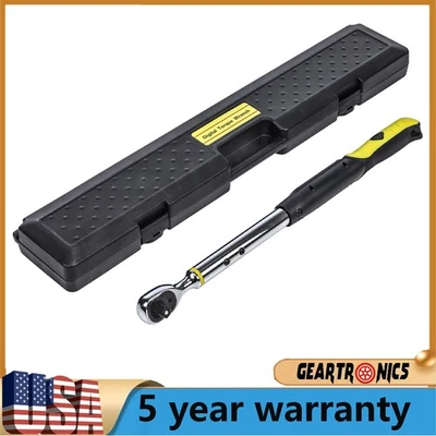 GEARZAAR Digital Torque Wrench Adjustable Electric Torque Wrench/Tool 1/2" Drive 10-200NM