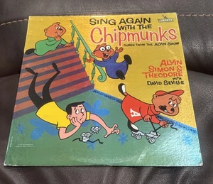 The Chipmunks Sing Again with the Chipmunks Vinyl LP 1961 Liberty LRP 3159 - Picture 1 of 8