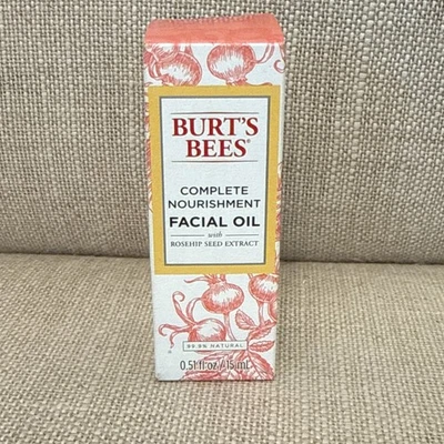 Óleo facial hidratante antienvelhecimento Burt's Bees 0,51 oz semente de rosa mosqueta - Imagem 1 de 4