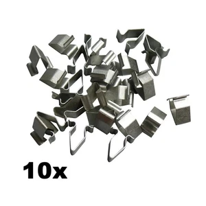 10 Pcs Metal Trim Panel Clips Seat 16Mm Boot Tailgate Interior Lining Car Panel - Picture 1 of 1