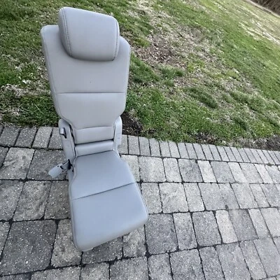 Honda Odyssey EX 2011 2012 2013 segunda fila asiento de salto medio cálido gris tela B605 Foto 1 de 4