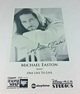 Foto reimpresión autógrafa Michael Easton 9x6 General Hospital One Life Live 2005 - Imagen 1 de 1