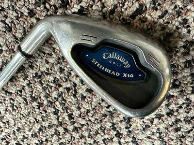Callaway LH X-16 Steel Head 38° 8 Iron Steel Head S Flex Shaft Golf Pride Tour W - Image 1 of 4