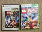 Xbox 360 Lego Games Lego Star Wars The Complete Saga And Lego Marvel Super Heros