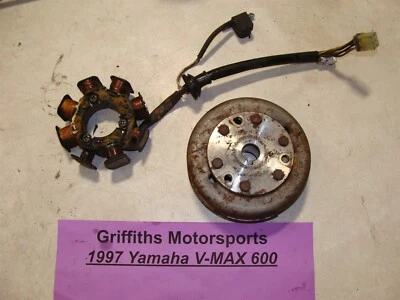 1997 YAMAHA VMAX 600 8CR oem stator magneto flywheel pick up  - Image 1 of 4