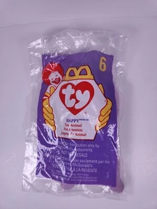 TY Beanie Baby Teenie Babies McDonalds 1993 No. 6 Happy Hippotamus - SELLADOS - Imagen 1 de 2
