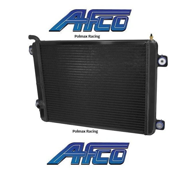 Sobrealimentador AFCO Performance negro intercambiador de calor de refrigeración / actualización de intercooler Foto 1 de 1