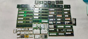 Gold Scrap recovery lot 104parts cpu ram wifi intel amd - Photo 1/7