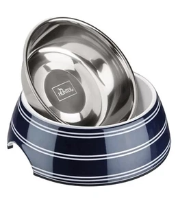 Hunter Melamin-Napf Silda blau/weiß Hundenapf Hunde Napf 350 ml Brandneu - Bild 1 von 5