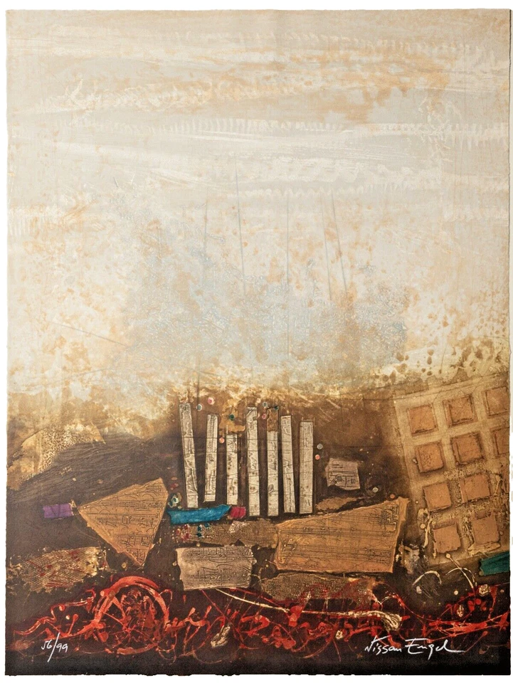 NISSAN ENGEL O. T. Original Carborundum Radierung - Bild 1 von 1