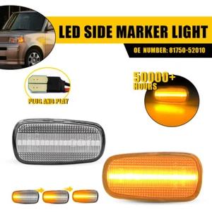 For Lexus 2002-2005 SC430 2001-2005 IS300 Amber LED Side Marker Light Sequential - Picture 1 of 22
