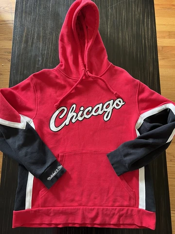 Mitchell & Ness Chicago BULLS RODMAN KERR FINAL SECONDS Hoodie Fleece Men Medium Cover