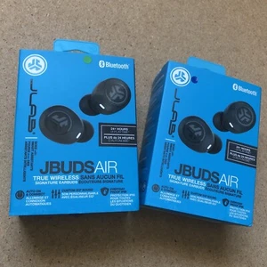 Lot 2X JLab JBuds Air In-Ear Sounds Isolating Truly Wireless Headphones Earbuds - Photo 1 sur 8