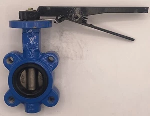 FNW FNW732EK 2" Resilient Seated Lug-Style Butterfly Valve w/PDM Seat & Lever - Picture 1 of 6
