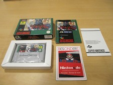 Super Nintendo SNES Game-Hagane THE FINAL CONFLICT-Boxed-PAL-RARE RAR