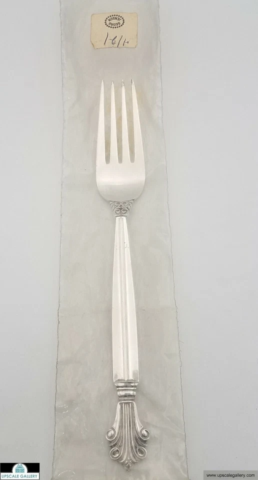Tenedor de cena Georg Jensen Acanthus de plata esterlina 7,25" *NUEVO*  Foto 1 de 1