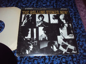THE ROLLING STONES, NOW! 1964 PS-420 1st Stereo London Records "blind man" quote - Imagen 1 de 7