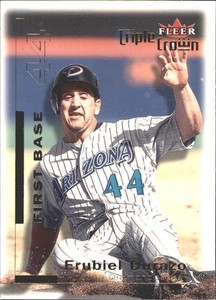 2001 Fleer Triple Crown Arizona Diamondbacks Baseball Card #102 Erubiel Durazo
