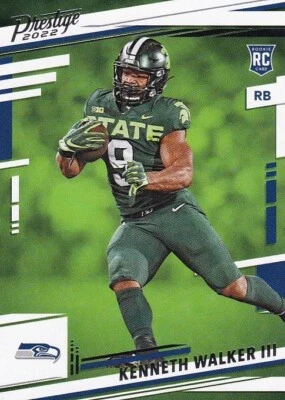 2022 Panini Prestige - Rookies Kenneth Walker III #314 (RC)  - Seahawks - Image 1 of 2