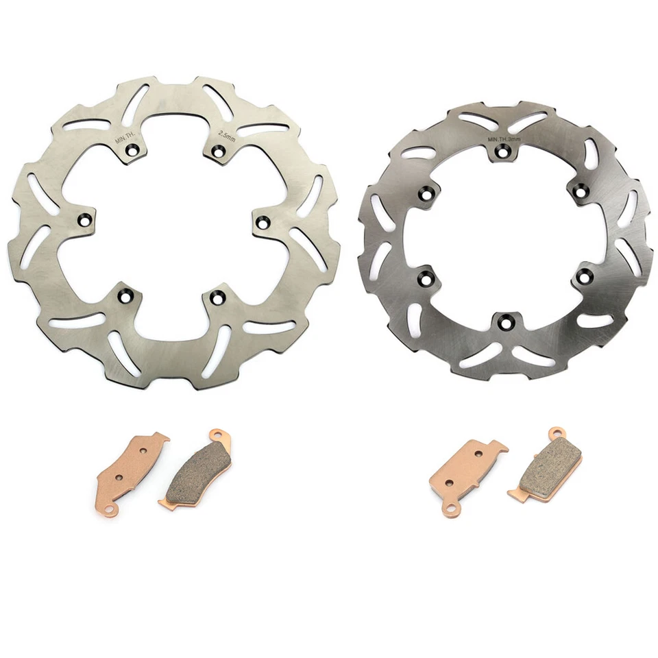 Front Rear Brake Disc Rotor Pads FOR SUZUKI DRZ400S DRZ400E DRZ400 S/E 2000-2008 - Image 1 of 4